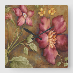 アンティーク美しい2 スクエア壁時計