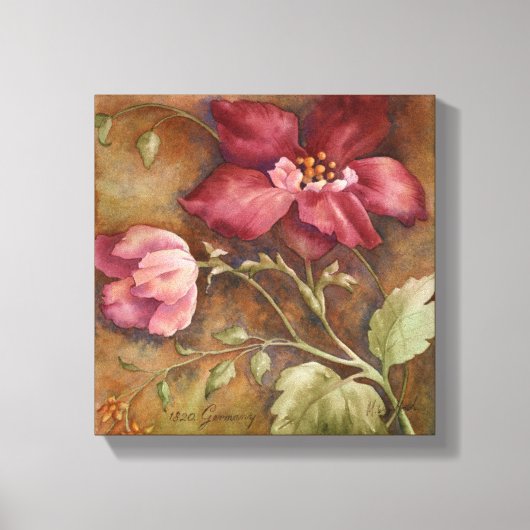 アンティーク美しいI キャンバスプリント (正面)