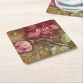 アンティーク美しいI スクエアペーパーコースター (アングル)