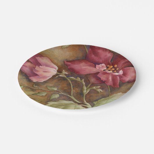 アンティーク美しいI ペーパープレート (アングル)