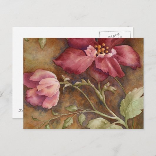 アンティーク美しいI ポストカード (正面/裏面)