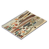 アンティーク羽バードアニマルワイルド ノートブック (左側)