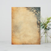 アンティーク老化ヴィンテージ紙 (スタンド正面)