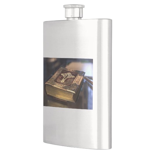 アンティーク聖書 フラスク (左)
