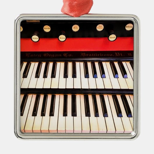 アンティーク臓器鍵 メタルオーナメント (正面)