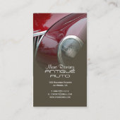 アンティーク自動復旧事業テンプレート 名刺 (裏面)