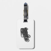 アンティーク自動車 ラゲッジタグ (裏面縦)