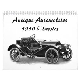 アンティーク自動車 – 1910クラシック年デザイン カレンダー