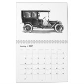 アンティーク自動車 – 1910クラシック年デザイン カレンダー (1月 2027)