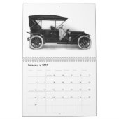 アンティーク自動車 – 1910クラシック年デザイン カレンダー (2月 2027)