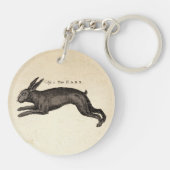 アンティーク自然史アートザヘア キーホルダー (裏面)