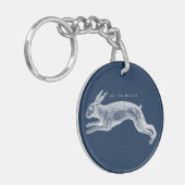 アンティーク自然史アートザヘア キーホルダー (正面左)