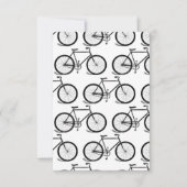 アンティーク自転車ヴィンテージバイクアートカスタムBGカラー サンキューカード (正面)