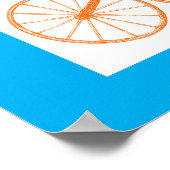 アンティーク自転車ヴィンテージ数々のプリント色 ポスター (角)