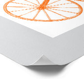 アンティーク自転車ヴィンテージ数々のプリント色 ポスター (角)