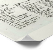 アンティーク航海の軍艦ダイアグラム ポスター (角)