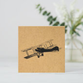 アンティーク航空機ヴィンテージ飛行機航空術 シーズンカード (スタンド正面)