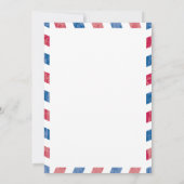 アンティーク航空郵便 スコットランド 郵便 受取 招待状 (裏面)