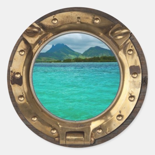 アンティーク船窓 ラウンドシール (正面)