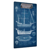 アンティーク船舶設計図I クリップボード (右)