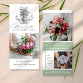 アンティーク花クリエイティブマーケティングラックカード ラックカード