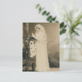 アンティーク花嫁のポストカード ポストカード (スタンド正面)