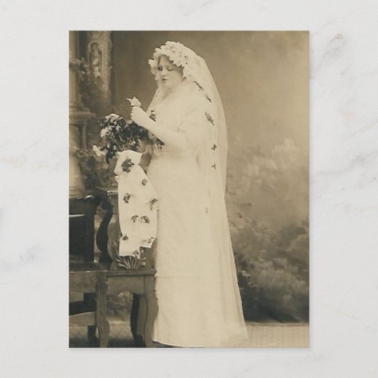 アンティーク花嫁のポストカード ポストカード (正面)