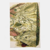 アンティーク花嫁ヴィンテージウェディング キッチンタオル (縦)