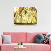 アンティーク花嫁ヴィンテージウェディング キャンバスプリント (インサイチュ (リビング))