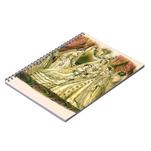 アンティーク花嫁ヴィンテージウェディング ノートブック (左側)