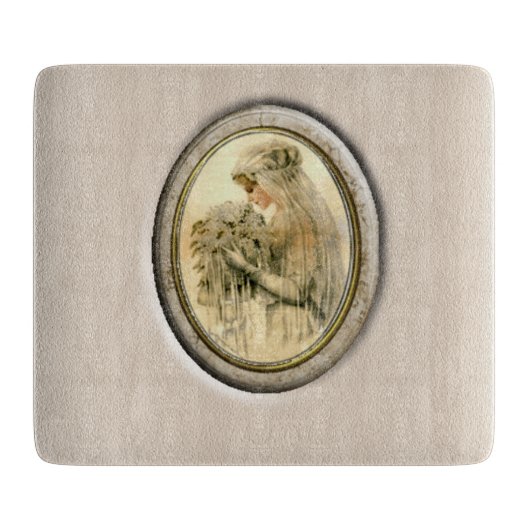 アンティーク花嫁 カッティングボード (正面)