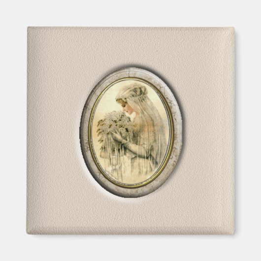 アンティーク花嫁 マグネット (正面)