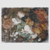アンティーク花模様とヴィンテージEphemera Decompage 薄葉紙 (正面)