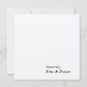 アンティーク花襟 サンキューカード (裏面)