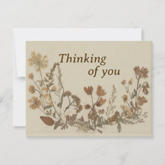 アンティーク花襟 ポストカード