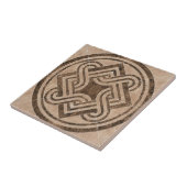 アンティーク茶色デザイン タイル (側面)