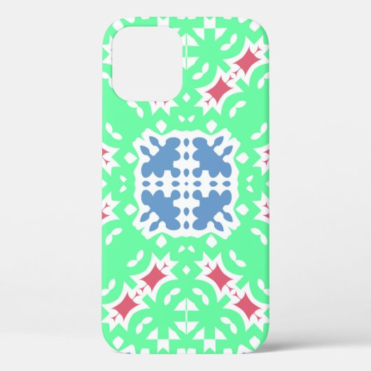 アンティーク華美タイルtalavera mexico.ビンタのセット Case-Mate iPhoneケース (裏面)