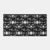 アンティーク華美トリム白黒 デスクマット (正面)