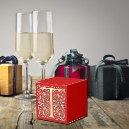 アンティーク華美モノグラム – 文字T フェイバーボックス