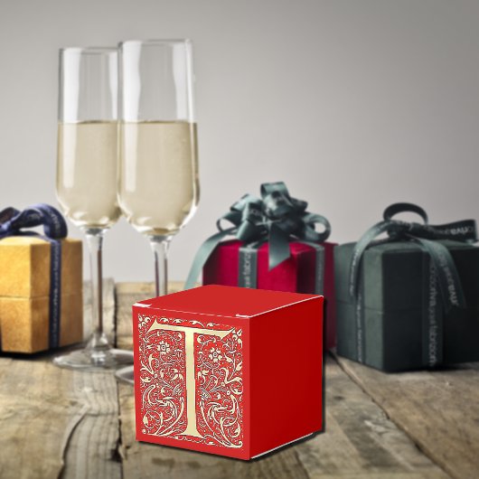 アンティーク華美モノグラム – 文字T フェイバーボックス