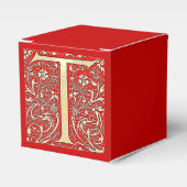 アンティーク華美モノグラム – 文字T フェイバーボックス (正面サイド)