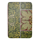 アンティーク葉柄浴用マット バスマット (正面縦)