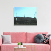 アンティーク蒸気列車 キャンバスプリント (インサイチュ (リビング))