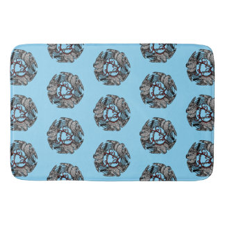 アンティーク蔵書票スリーホークスウィリアム・ド・モーガン バスマット