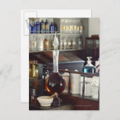 アンティーク薬局ボトル ポストカード (正面/裏面)