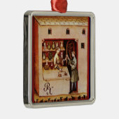 アンティーク薬局メディシン,ドラッグストア,パーチメント メタルオーナメント (右)