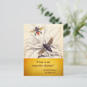 アンティーク蜂蜜蜂の養蜂家，養蜂家 ポストカード (スタンド正面)