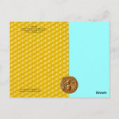 アンティーク蜂蜜蜂の養蜂家，養蜂家 ポストカード (裏面)