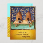 アンティーク蜂蜜蜂の養蜂家,養蜂家 ポストカード (正面/裏面)