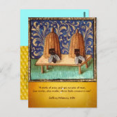 アンティーク蜂蜜蜂の養蜂家,養蜂家 ポストカード (正面/裏面)